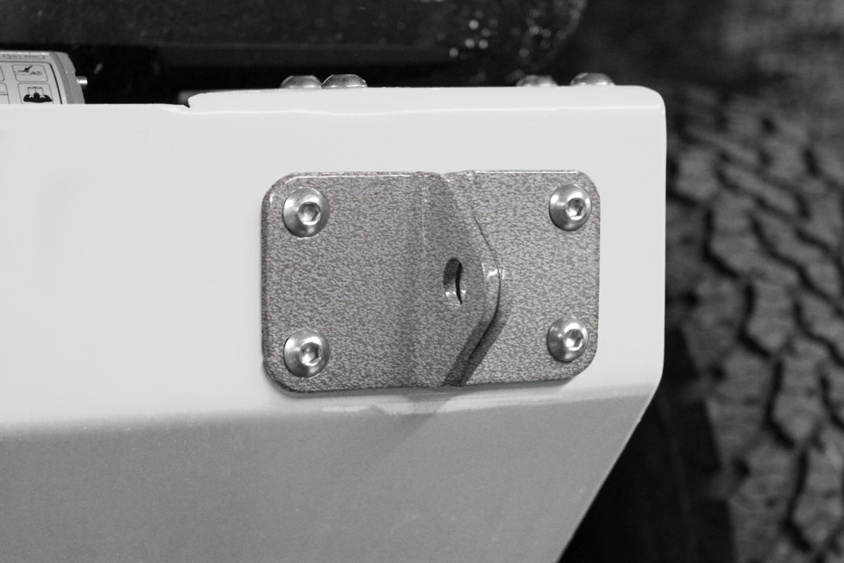 JK D-Ring Mount Kit - Gray Hammertone