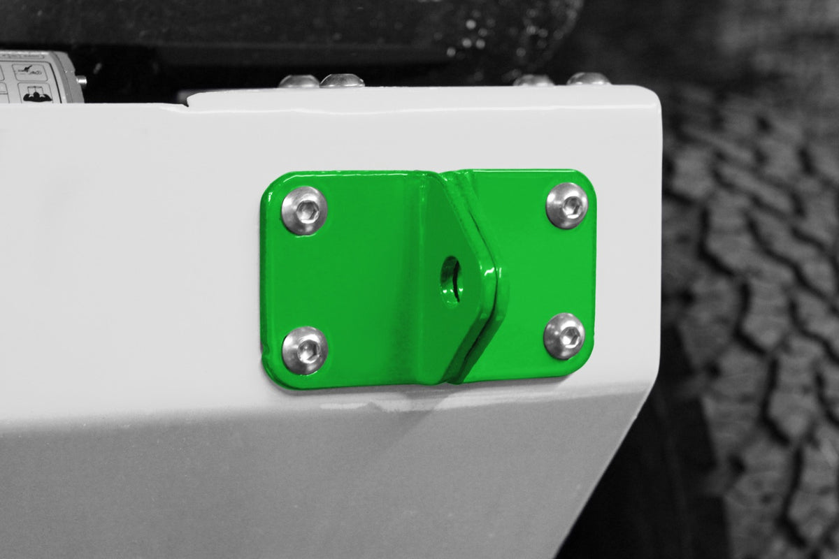 JK D-Ring Mount Kit - Neon Green