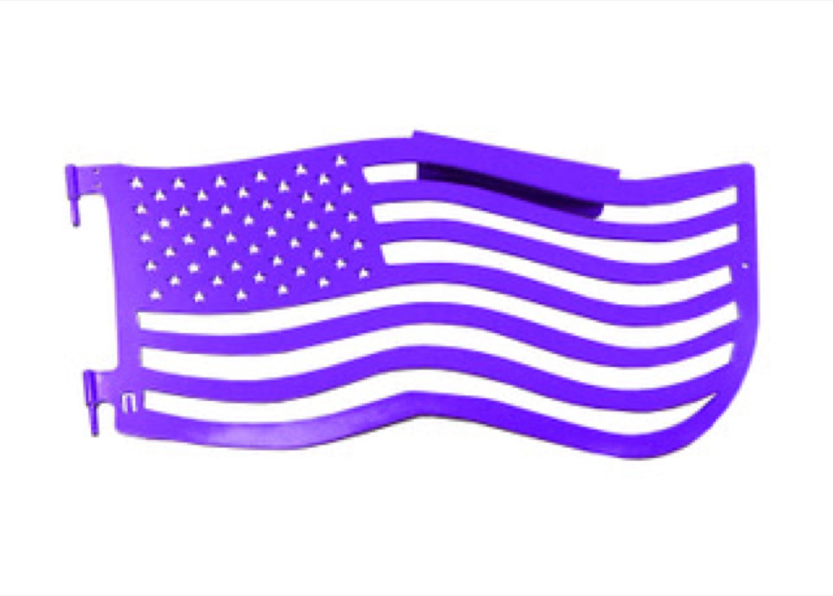 TJ Premium Flag Trail Doors - Sinbad Purple