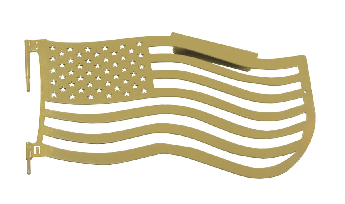 JK Front Premium Flag Trail Doors - Military Beige