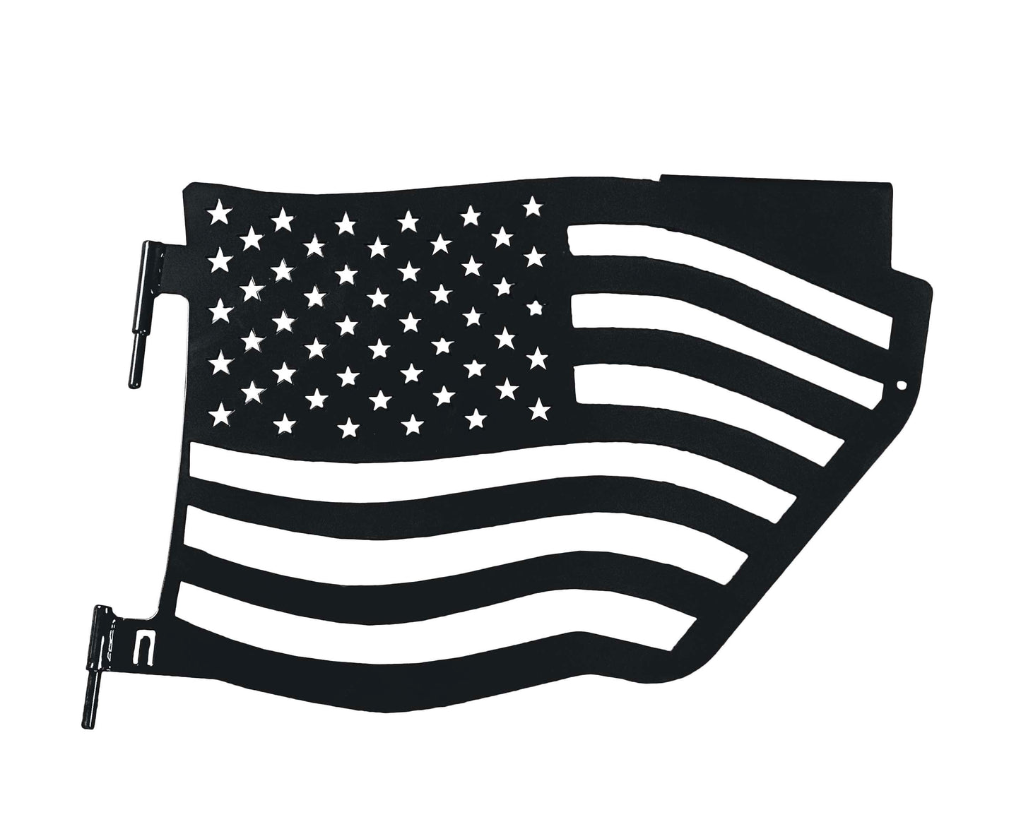 Steinjäger Doors Wrangler JK 2007-2018 Trail, American Flag Design Rear Bare
