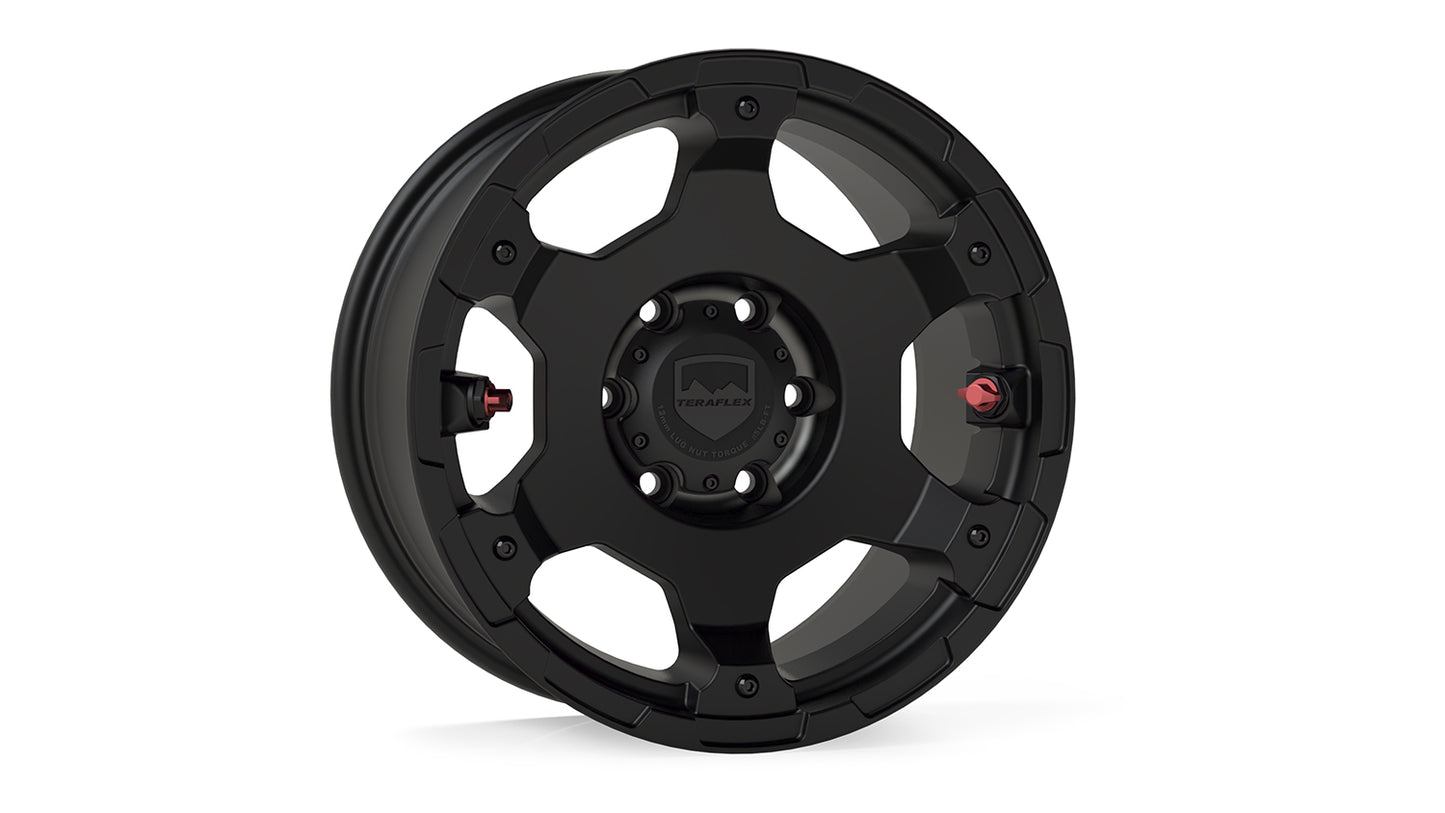 Nomad Off-Road Wheel Deluxe 6x139mm Metallic Black TeraFlex