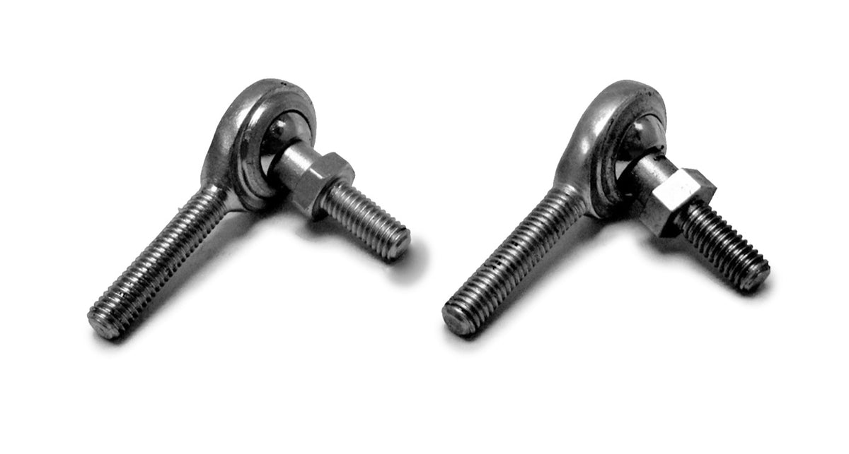 Rod Ends - Inch Male - 5/8-18 LH Studded - Steel Housing, 2 Piece - 2 Pack