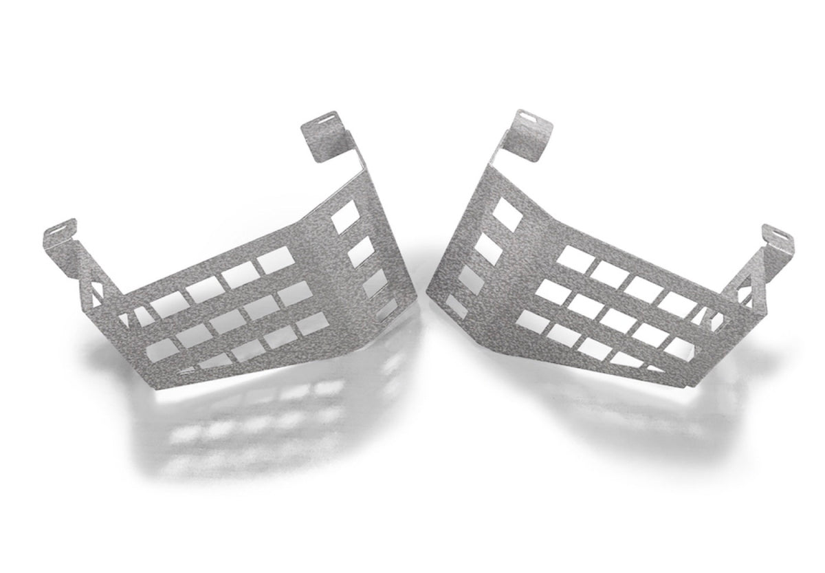 JLU Driver and Passenger Wheel-Well Storage - Gray Hammertone