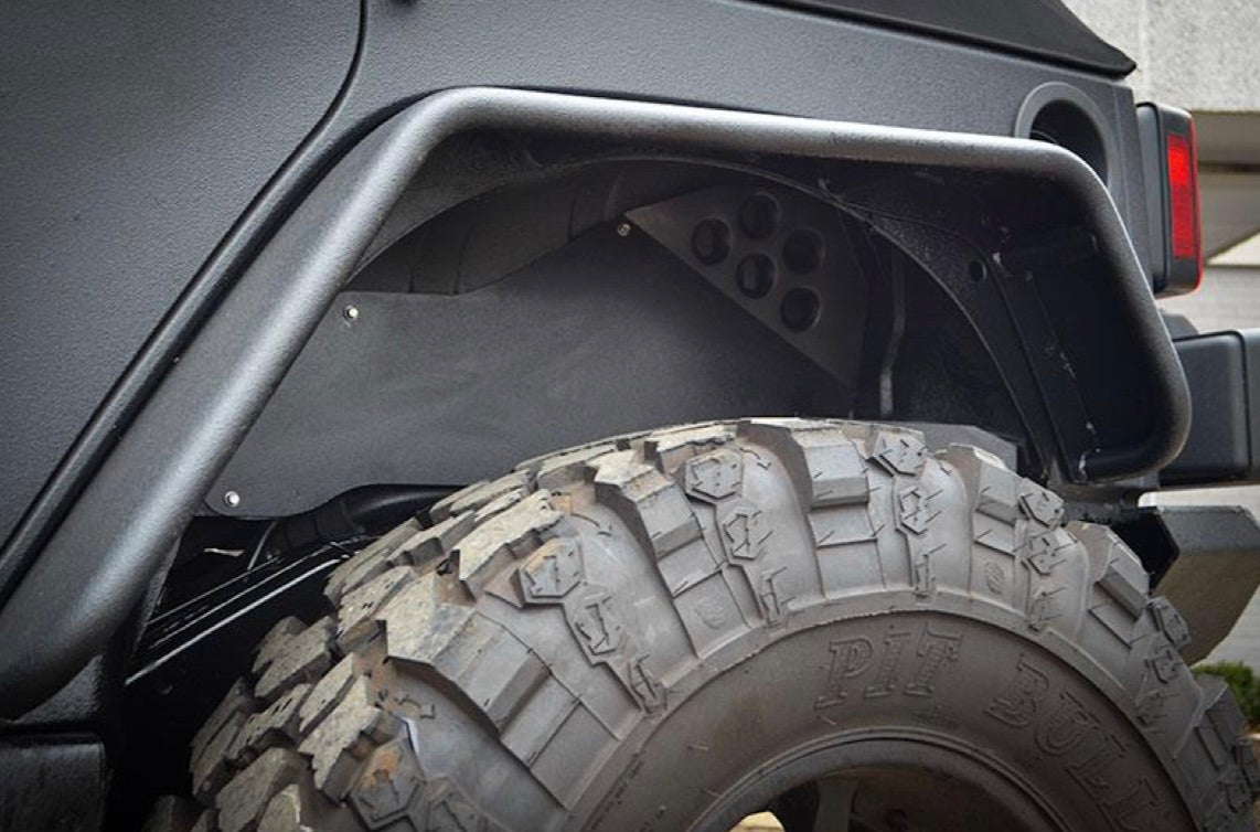 Steinjäger Fenders Wrangler JK 2007-2018 Inner Front, Fits Falcon Shocks Texturized Black
