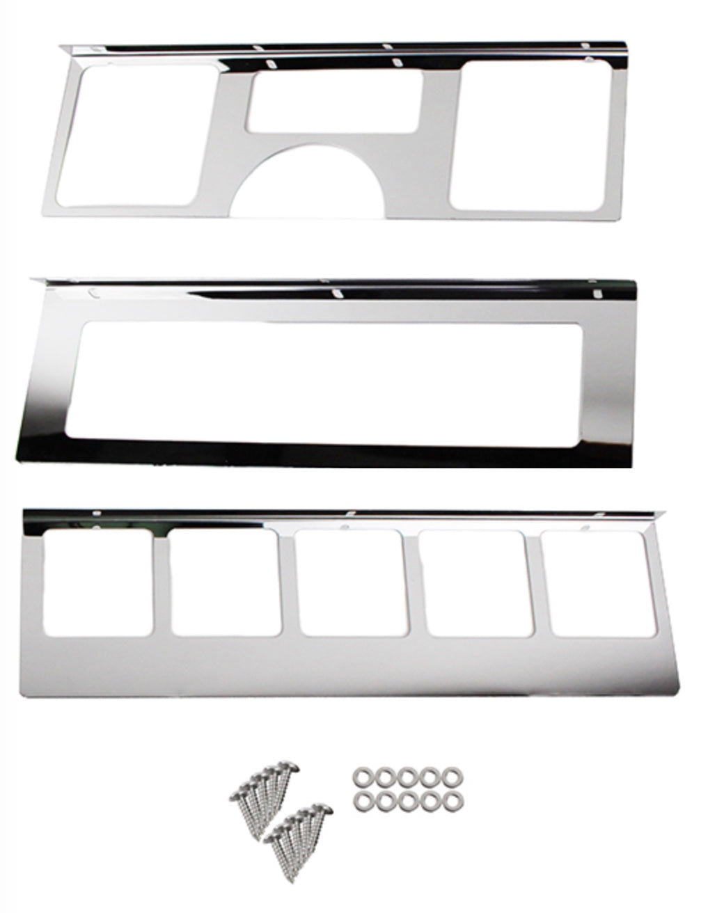 Steinjäger Interior Accessories Wrangler YJ 1987-1995 Dash Dash Overlay Polished Stainless