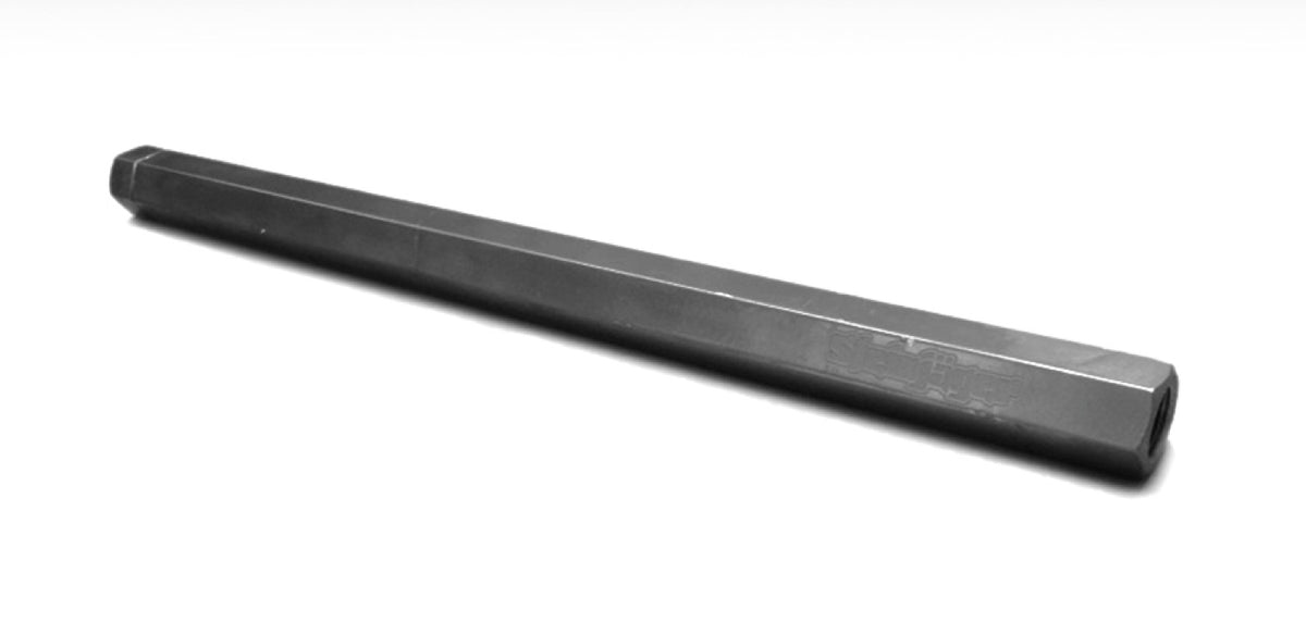Threaded Tubes - End LInks and Short LInkages - M8 x 1.25 - 240mm Long - Gray Hammertone Powder Coated Steel Tube