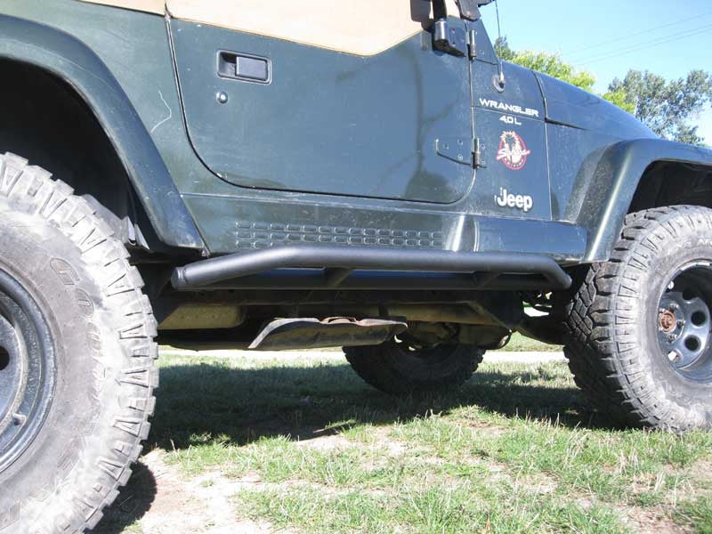 Steinjäger Armor Wrangler TJ 1997-2006 Rock Sliders Texturized Black