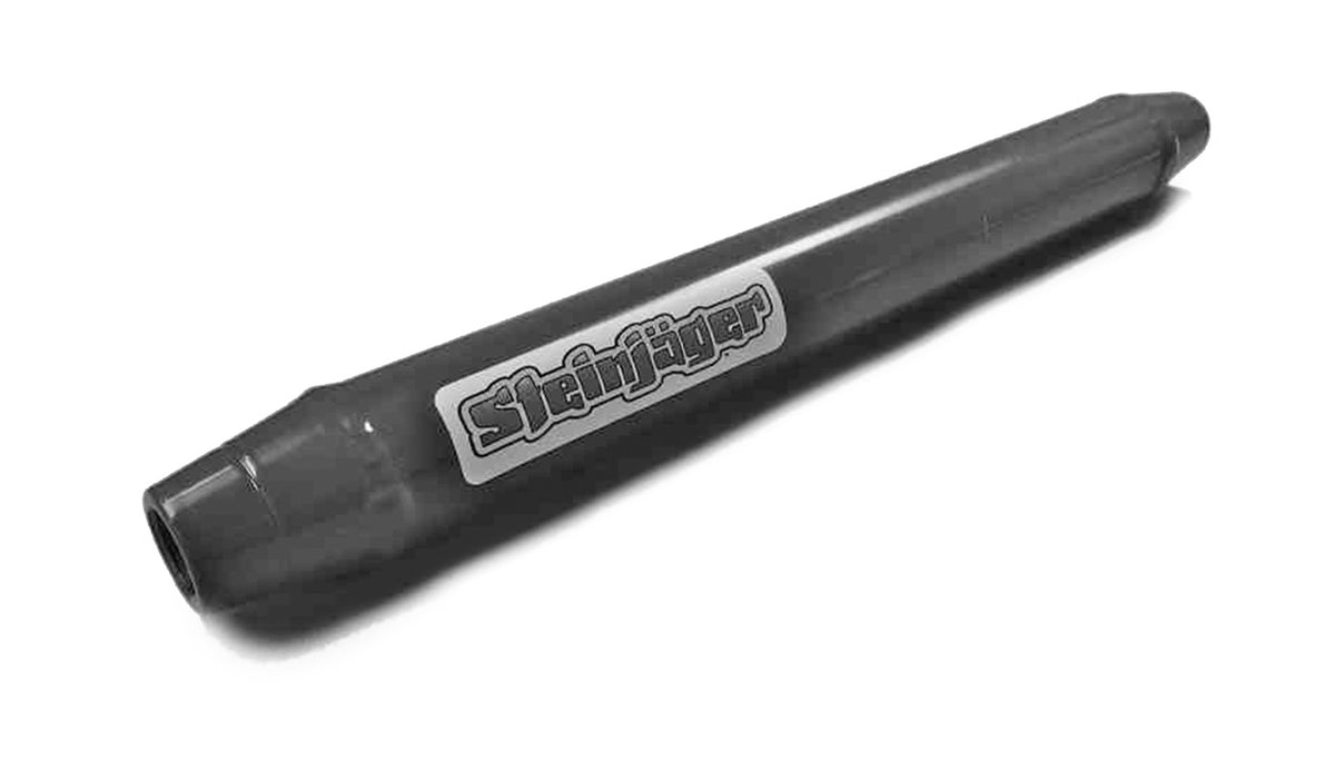 4 Link Threaded Tubes - 1.25-12 - 1.750 x 0.120 - 18.32 Inches Long - DOM - Black Powder Coated