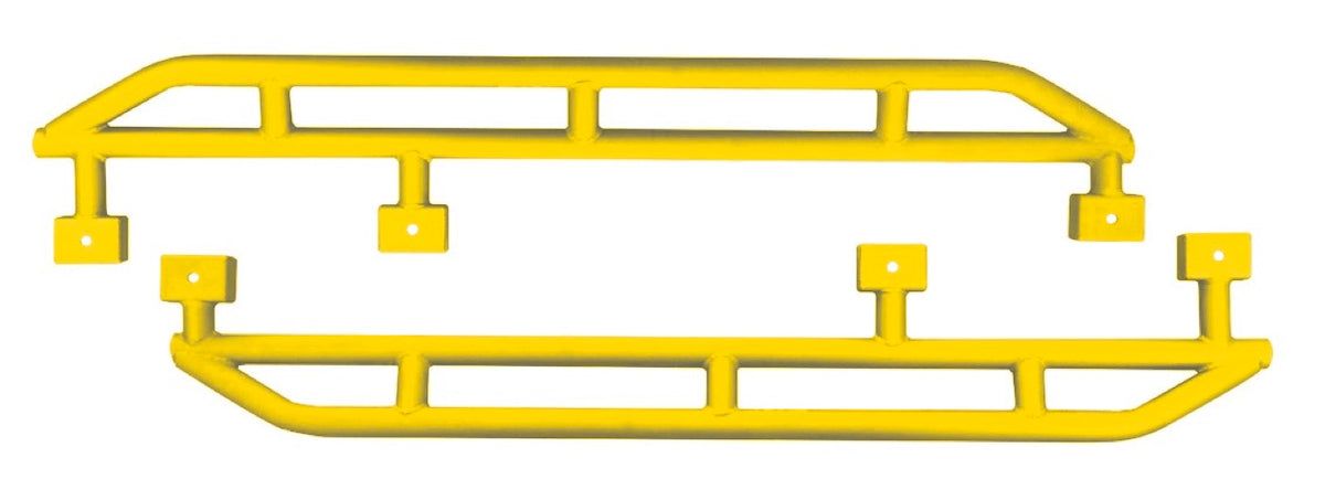 JKU Heavy-Duty Rock Slider Kit - Lemon Peel