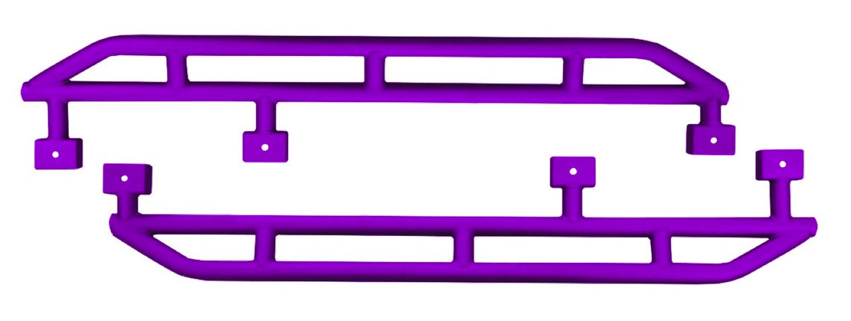 JKU Heavy-Duty Rock Slider Kit - Sinbad Purple