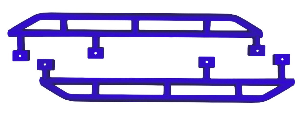 JKU Heavy-Duty Rock Slider Kit - Southwest Blue