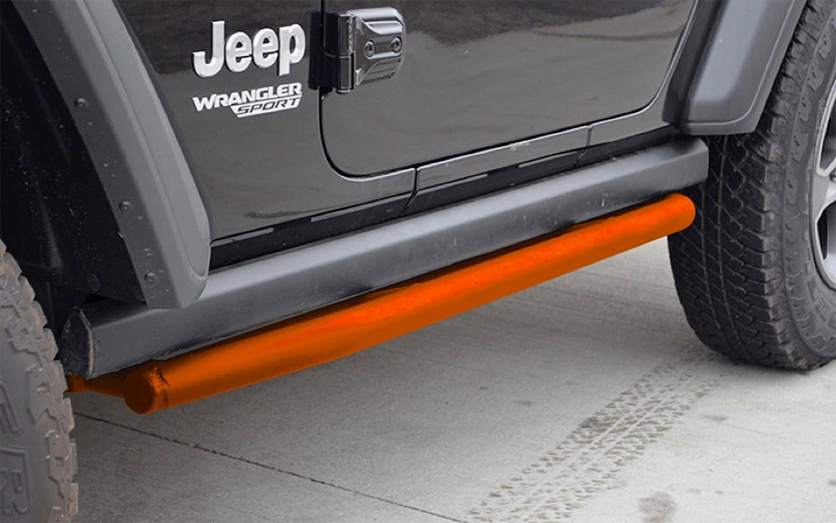 ACE JL 2-Door Rock Slider Kit - Fluorescent Orange