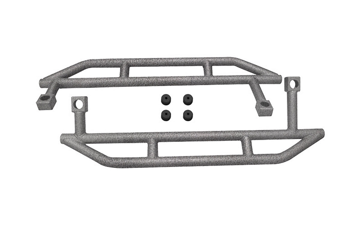 ACE TJ Rock Slider Kit - Gray Hammertone