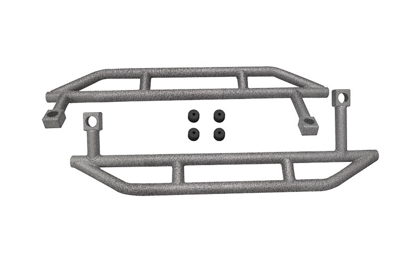 Steinjäger Armor Wrangler TJ 1997-2006 Rock Sliders Gray Hammertone