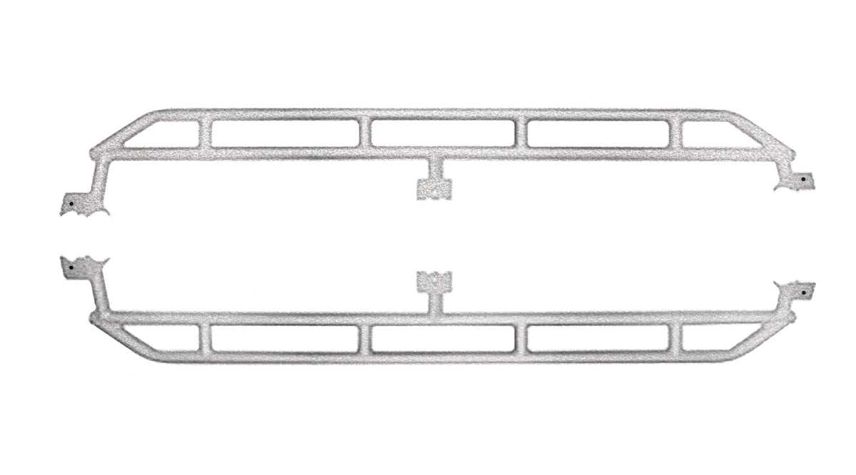Steinjäger Armor Gladiator JT 2019 to Present Rock Sliders Gray Hammertone