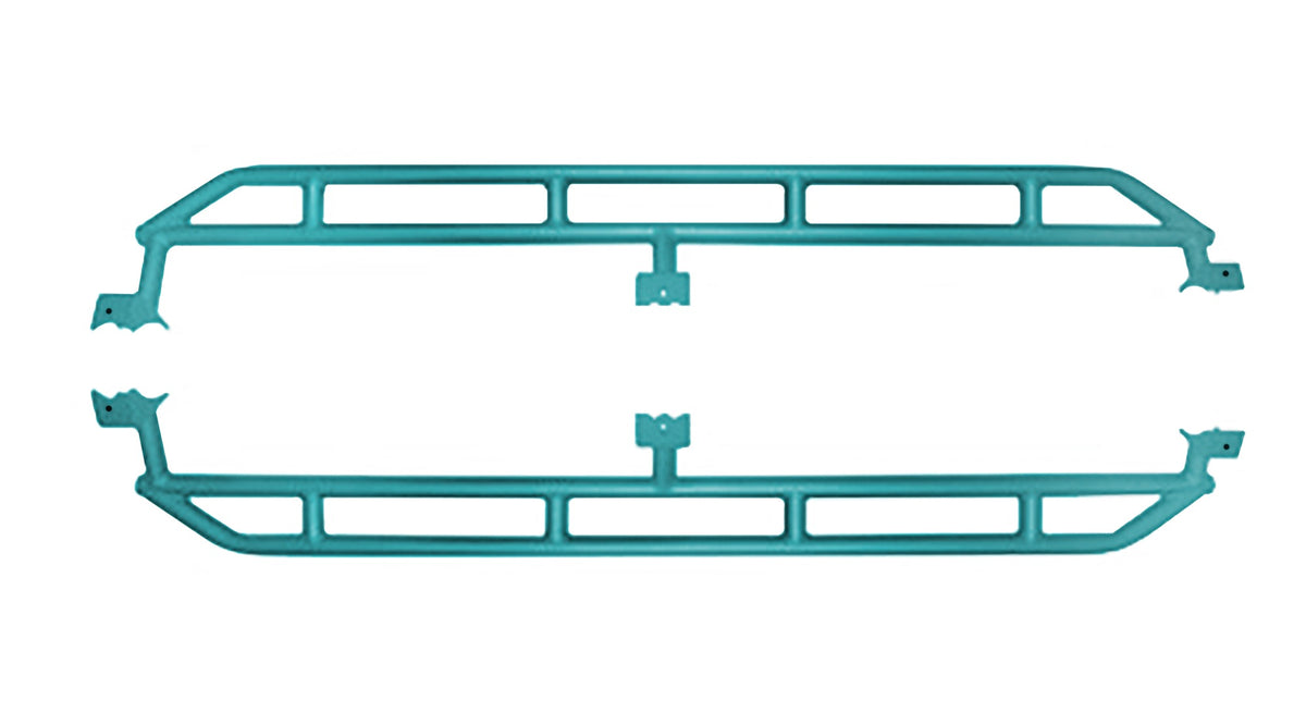 Steinjäger Armor Gladiator JT 2019 to Present Rock Sliders Teal