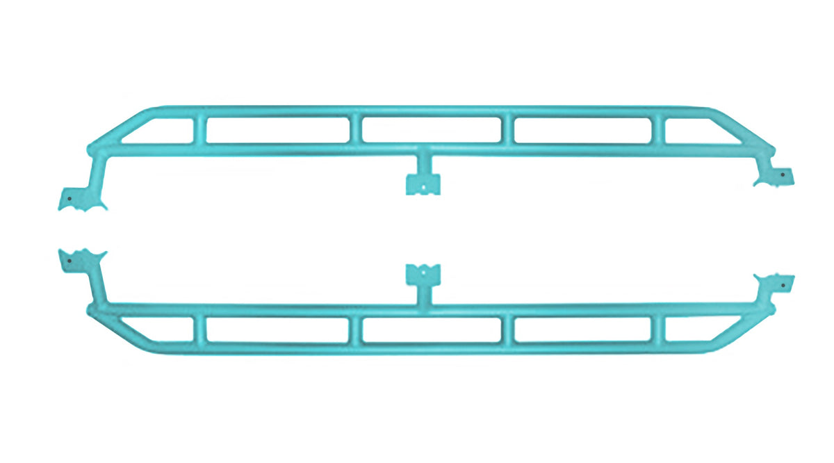 Steinjäger Armor Gladiator JT 2019 to Present Rock Sliders Tiffany Blue