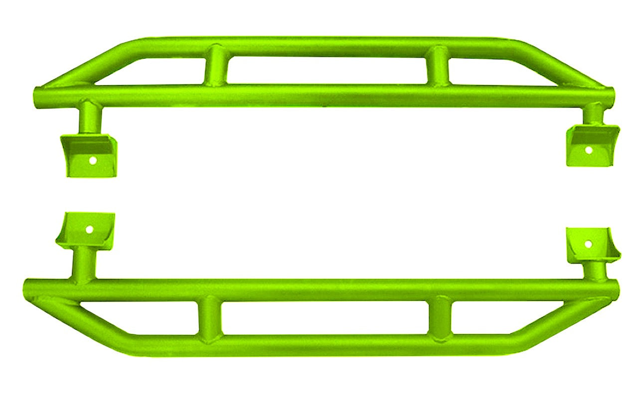 Steinjäger Armor Wrangler JK 2007-2018 Rock Sliders 2 Door Neon Green