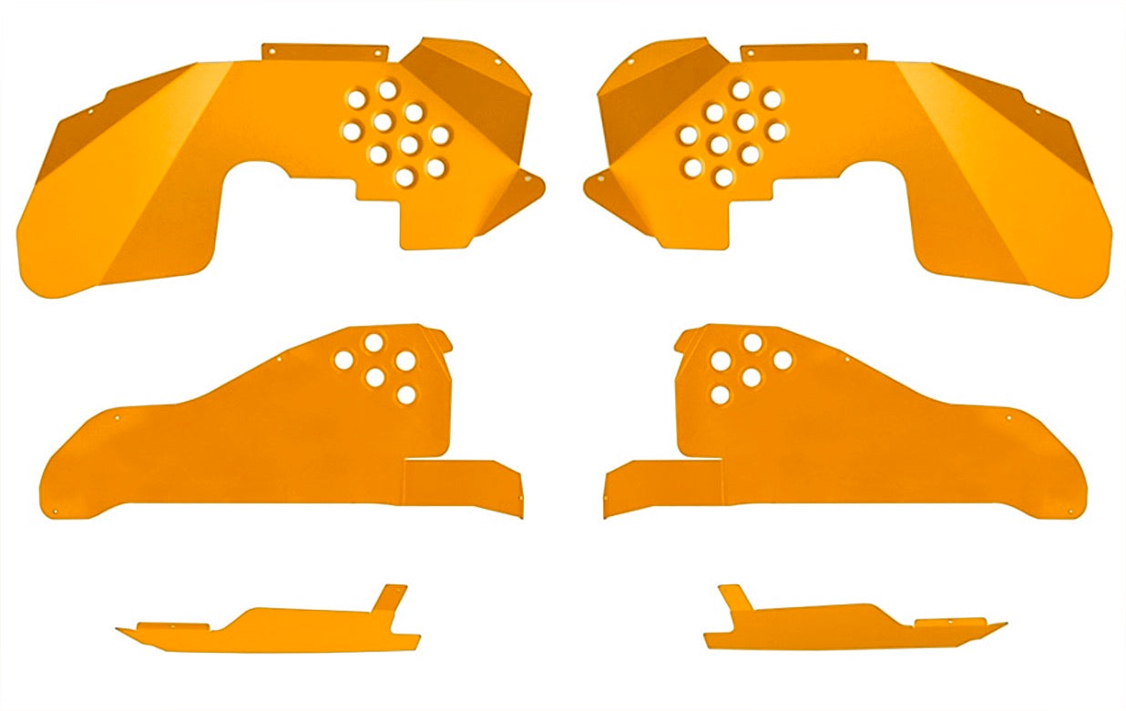 Steinjäger Fenders Wrangler JK 2007-2018 Inner Front, Fits Falcon Shocks Fluorescent Orange