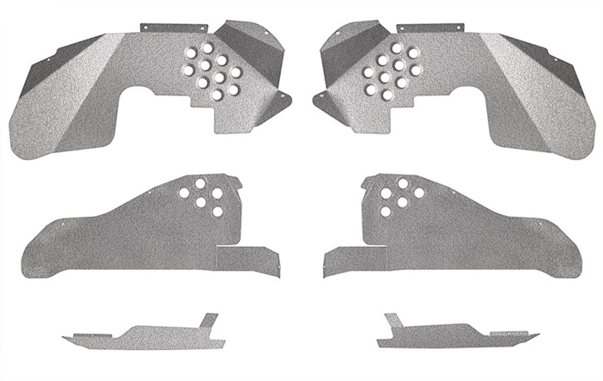 Steinjäger Fenders Wrangler JK 2007-2018 Inner Front, Fits Falcon Shocks Gray Hammertone