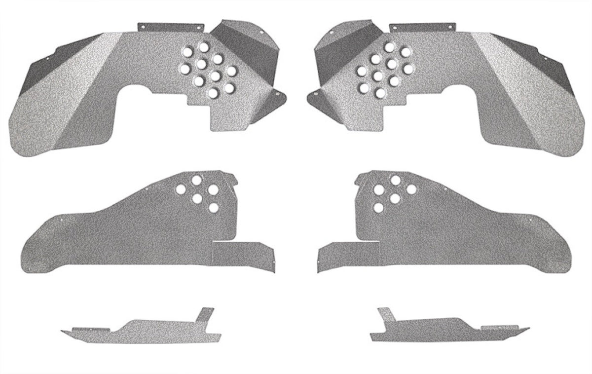 JK JKU Full Inner Fender Kit Falcon - Gray Hammertone