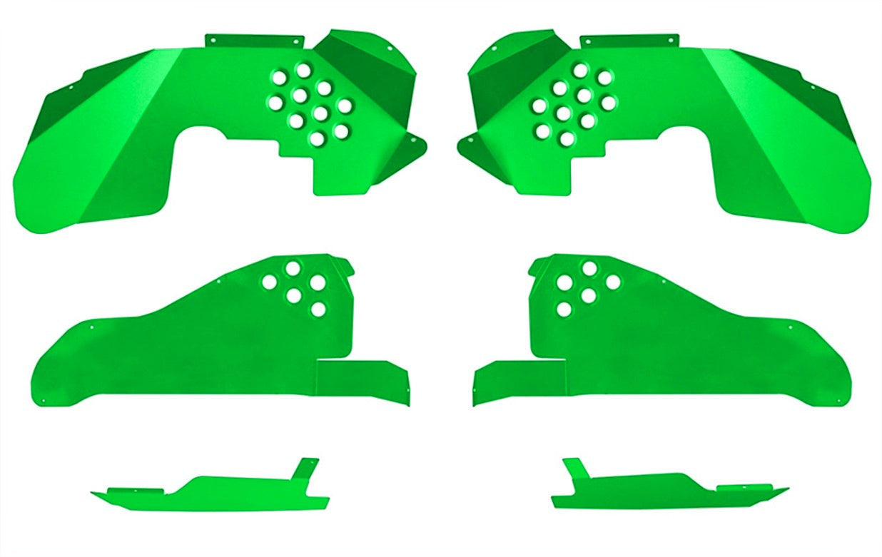 Steinjäger Fenders Wrangler JK 2007-2018 Inner Front, Fits Falcon Shocks Neon Green