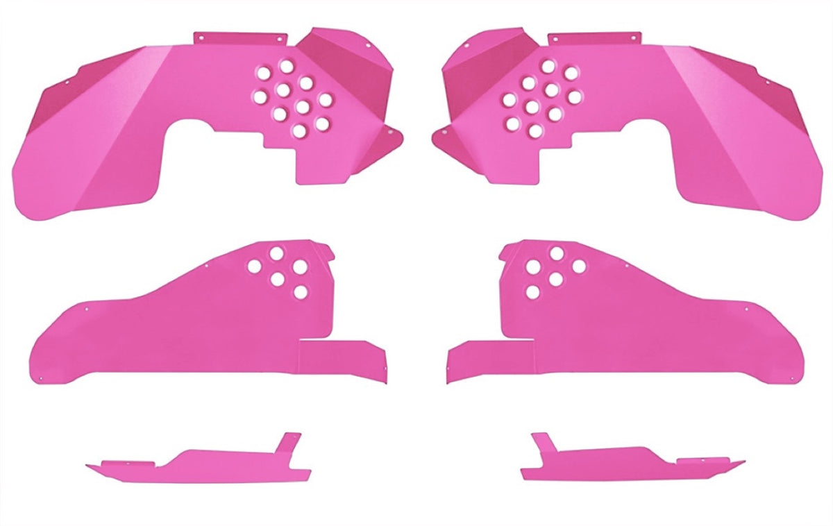 JK JKU Ace Full Inner Fender Kit - Pinky