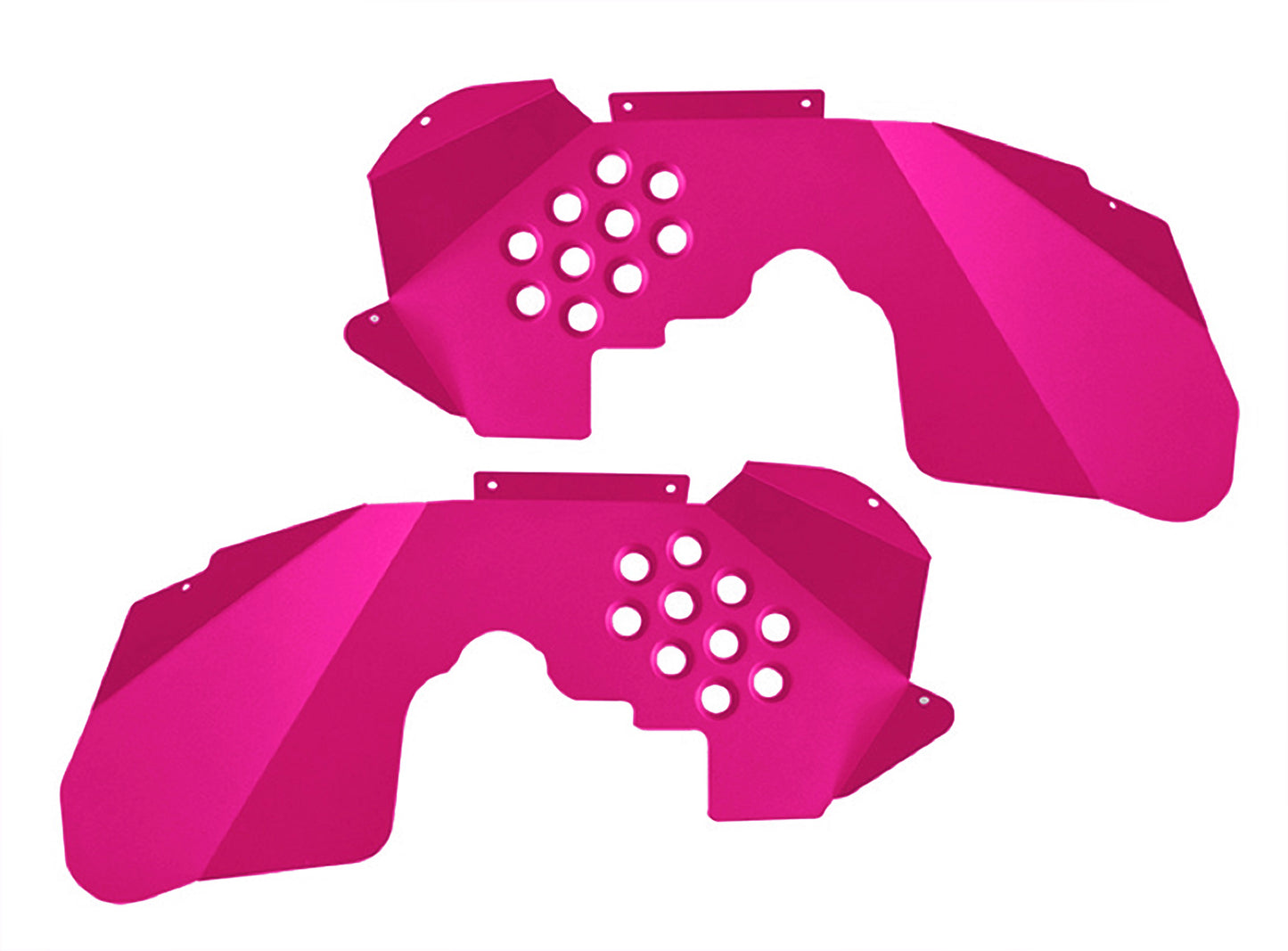 Steinjäger Fenders Wrangler JK 2007-2018 Inner Front, Fits Falcon Shocks Hot Pink