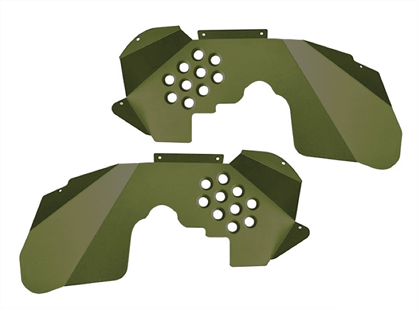 Steinjäger Fenders Wrangler JK 2007-2018 Inner Front, Fits Falcon Shocks Locas Green