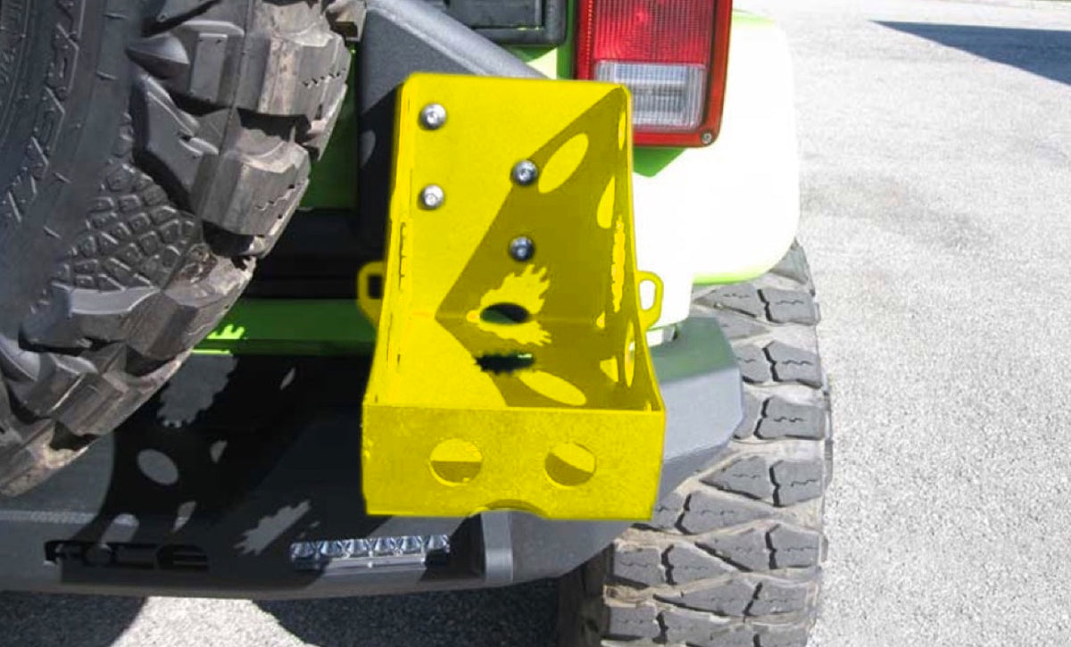ACE JL Jerry Can Holder for Ace Bumpers - Neon Yellow