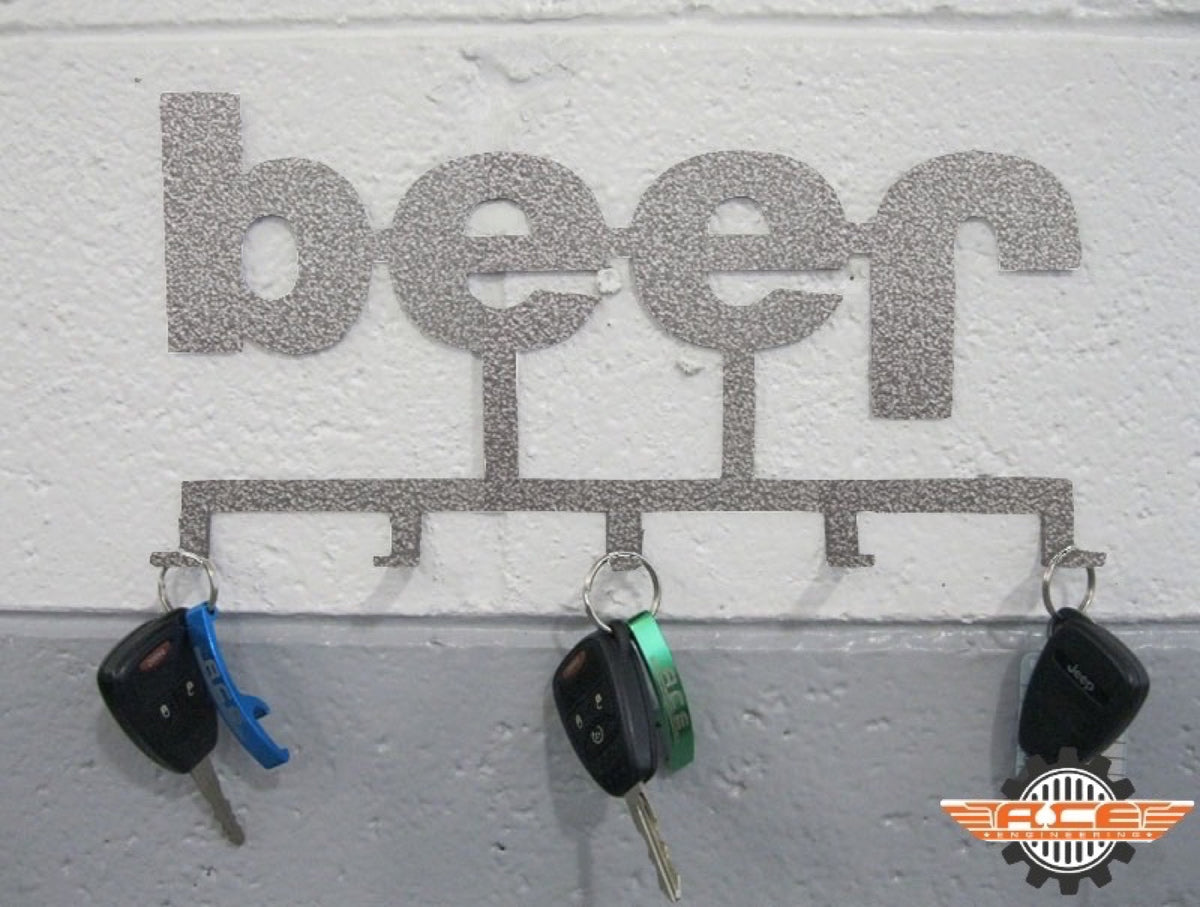 Ace Beer Key Holder - Wrangler JL - Gray Hammertone