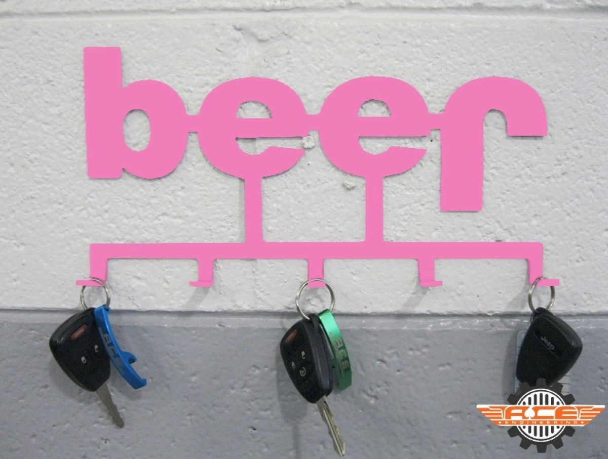 Ace Beer Key Holder - Wrangler TJ - Pinky
