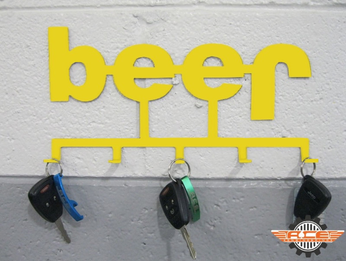 Ace Beer Key Holder - Wrangler JL - Lemon Peel