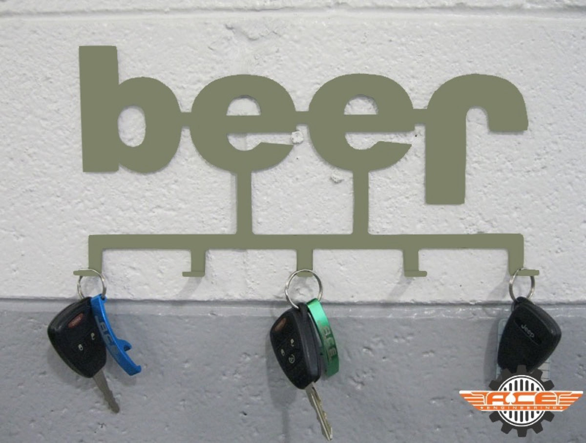 Ace Beer Key Holder - Wrangler JL - Locas Green