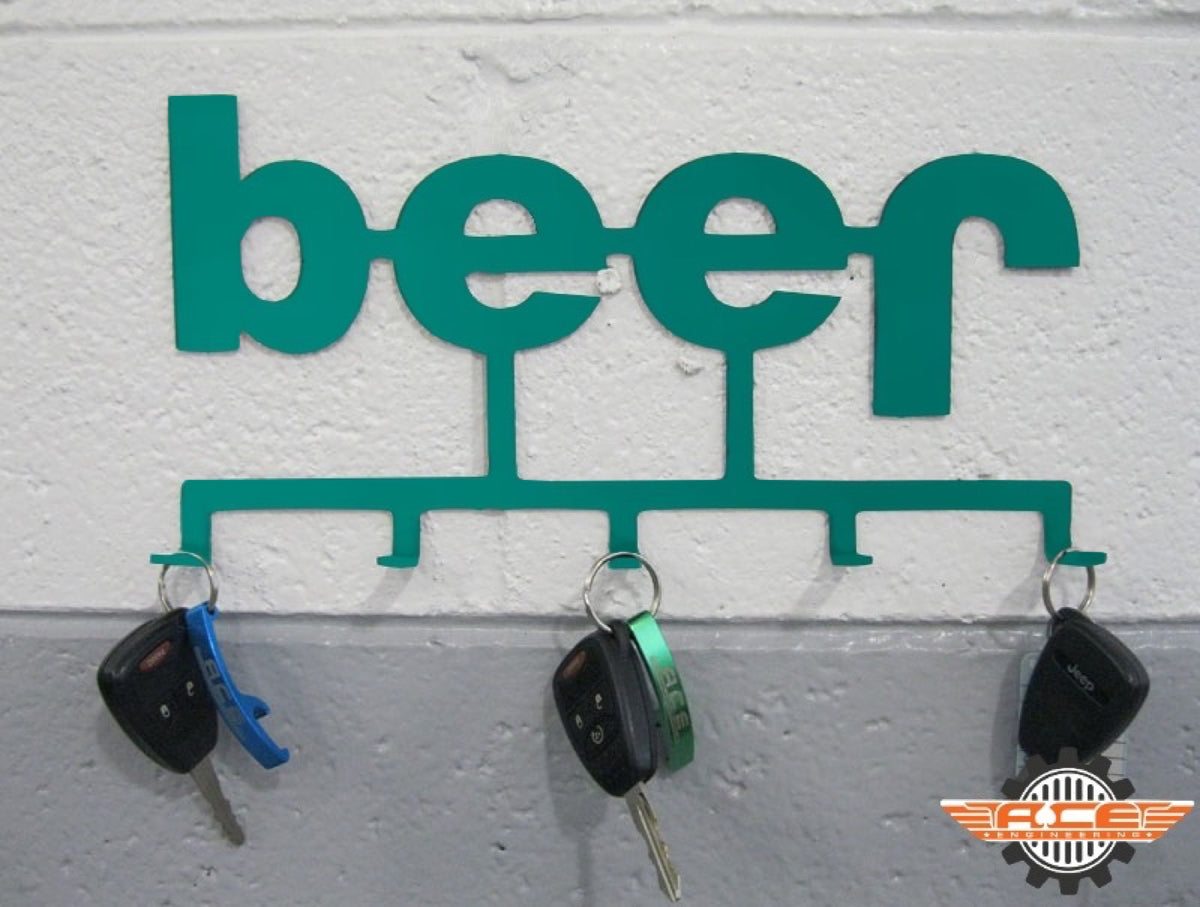 Ace Beer Key Holder - Teal