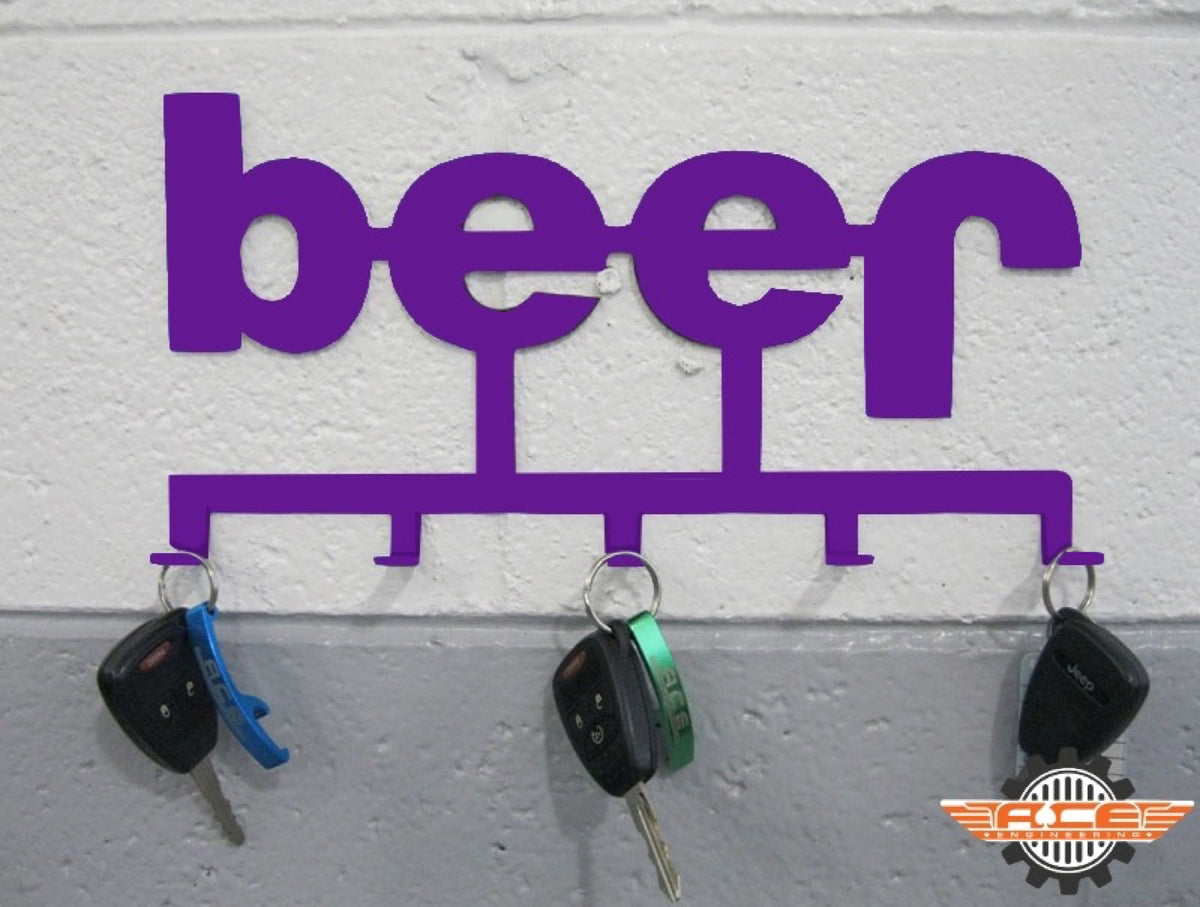 Ace Beer Key Holder - Sinbad Purple