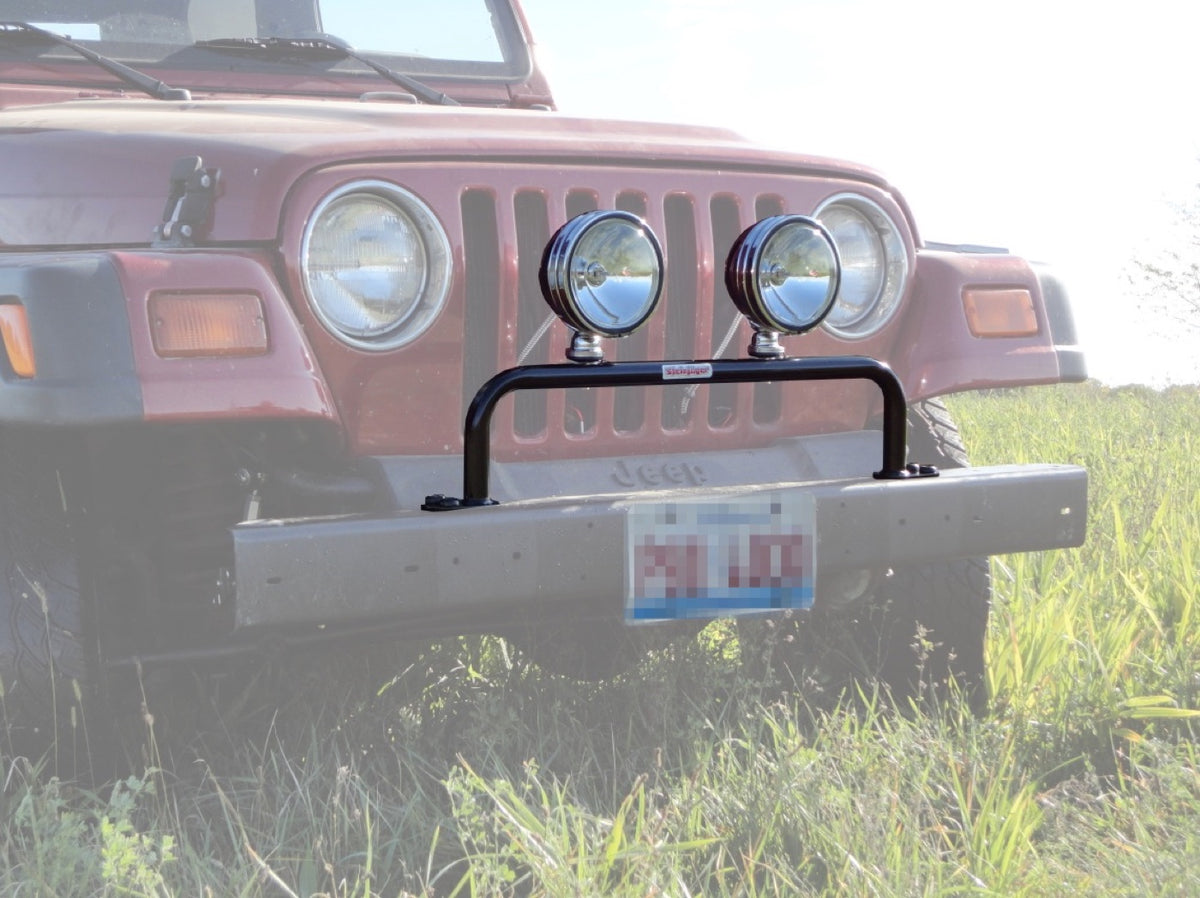 TJ Grille Guard with Light Bar