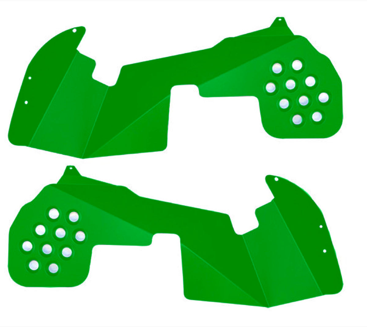 JL JLU Ace Front Inner Fender Kit - Neon Green