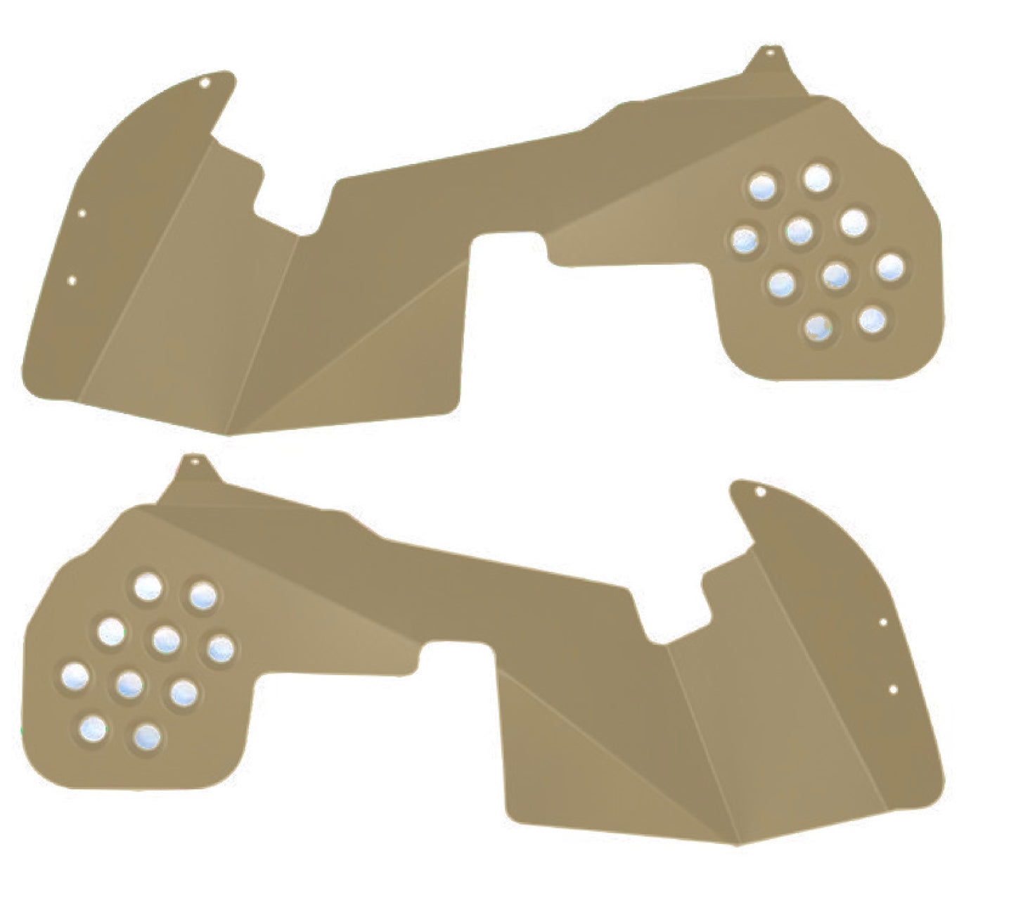 Steinjäger Fenders Wrangler JL 2018 to Present Inner Front Only Military Beige