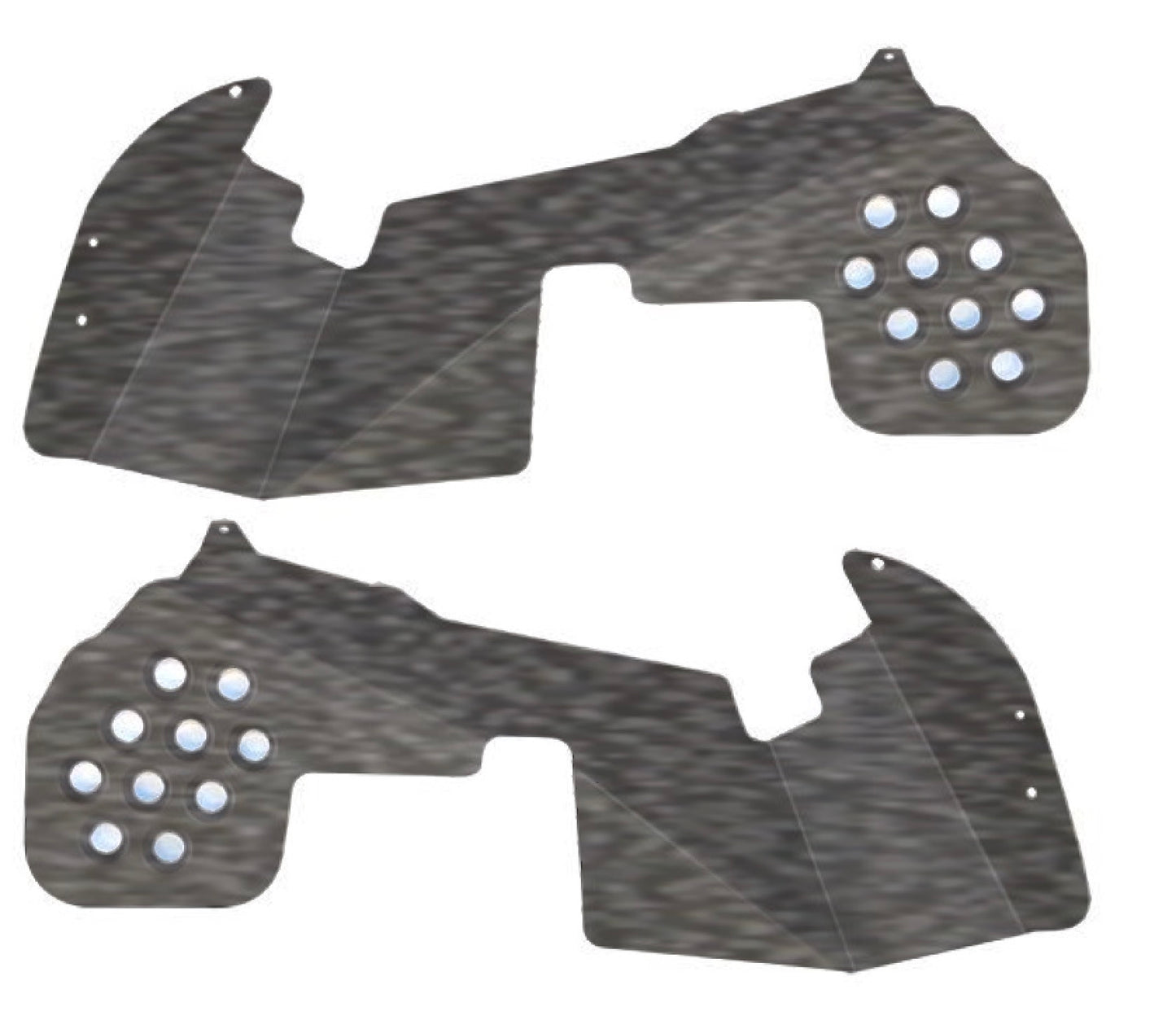 Steinjäger Fenders Wrangler JL 2018 to Present Inner Front Only Gray Hammertone
