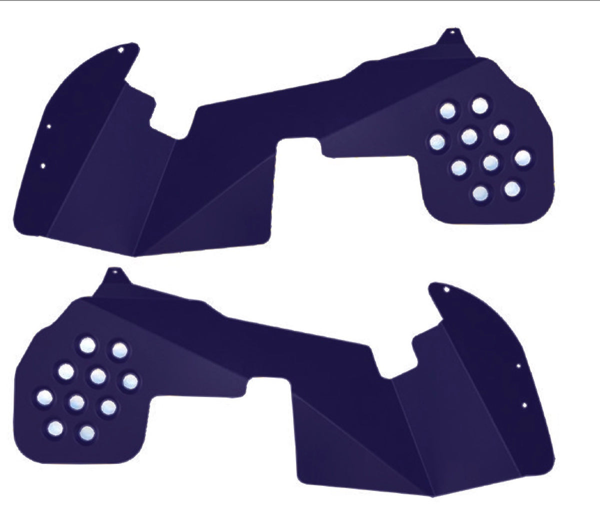 JL JLU Ace Front Inner Fender Kit - Southwest Blue