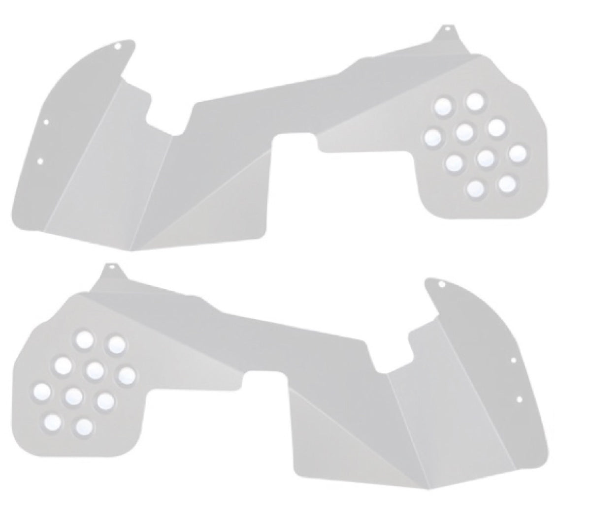 JL JLU Ace Front Inner Fender Kit - Cloud White