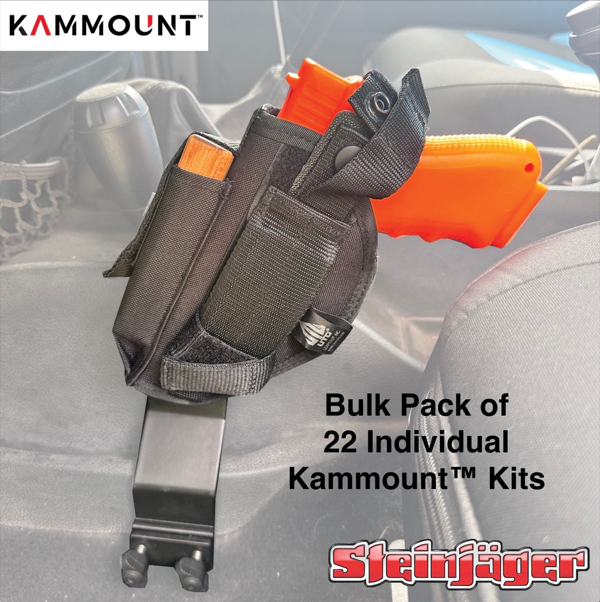 Kammount Center Console Firearm Kit - Bulk Pack - 22 Kits