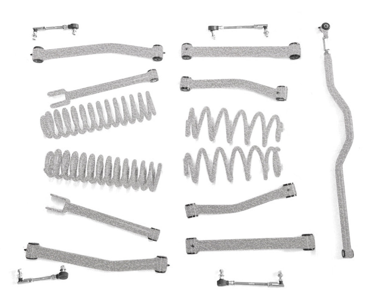 JK 2.5-Inch Lift Kit - Style 24-A - Gray Hammertone