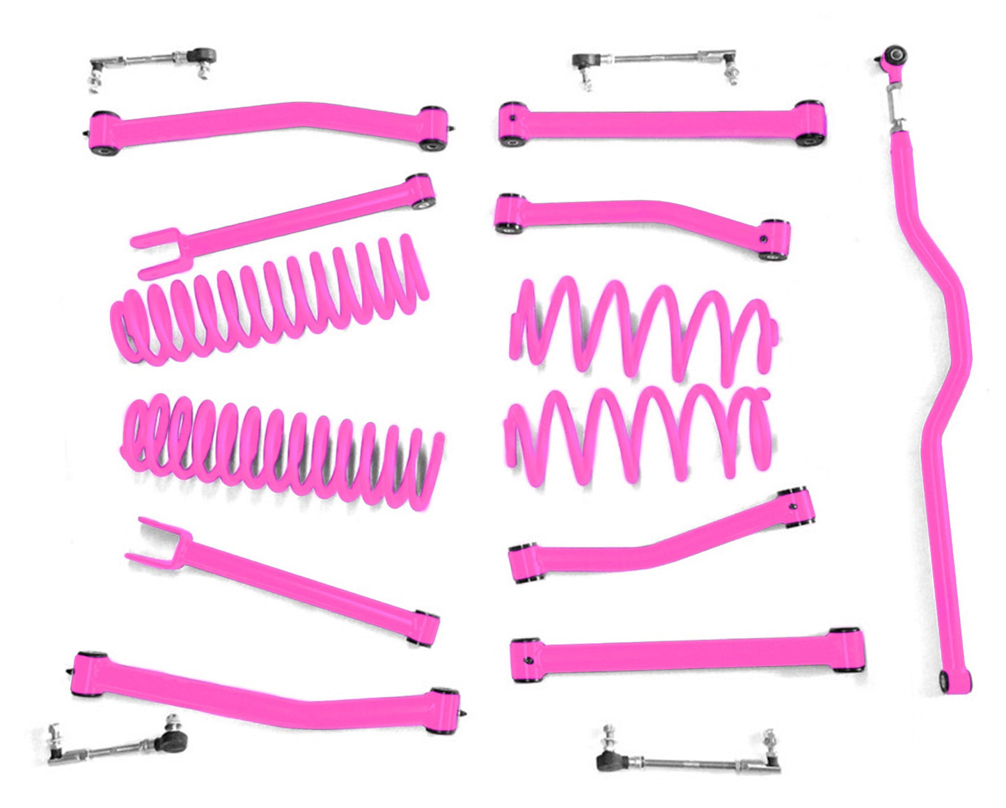 Steinjäger Lift Kit Wrangler JK 2007-2018 2.5 Inch Hot Pink