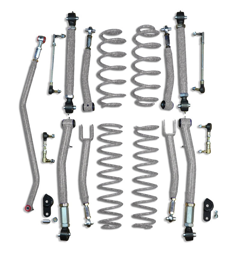 Steinjäger Suspensions Wrangler JL 2018 - Present Lift Kit Gray Hammertone