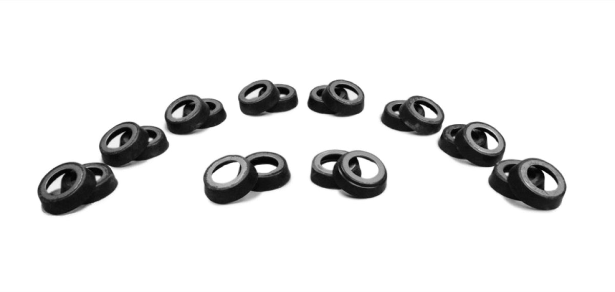 Rod-End Rubber Boots - 0.312 Bore Rod Ends - Face Seal Style - Retail Packaging - 20 Pack
