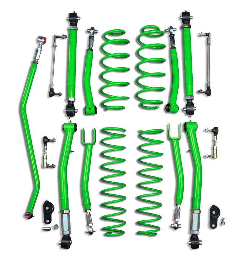 Steinjäger Suspensions Wrangler JL 2018 - Present Lift Kit Neon Green
