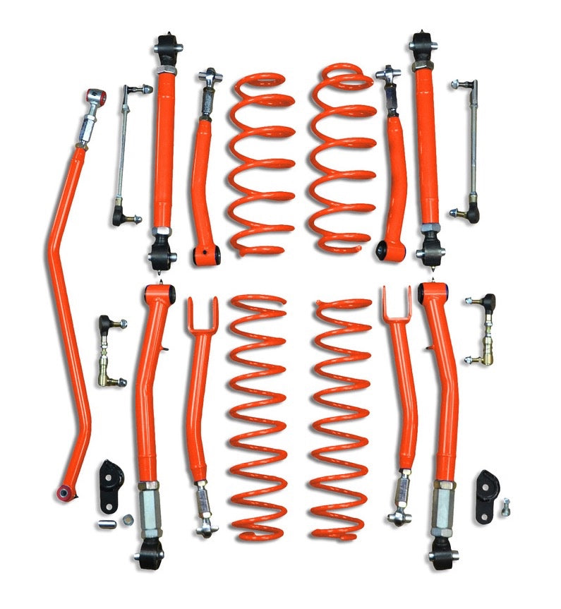 Steinjäger Suspensions Wrangler JL 2018 - Present Lift Kit Fluorescent Orange